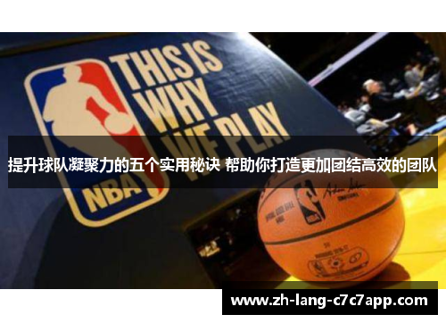 提升球队凝聚力的五个实用秘诀 帮助你打造更加团结高效的团队